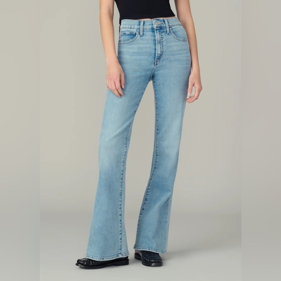 NWOT Joe’s Jeans Molly Petite Flare Light Wash Comfort Stretch Jeans Blue 27 - Picture 2 of 9